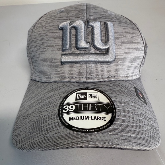 new era new york giants 39thirty hat silver and grey M/L - Picture 1 of 6